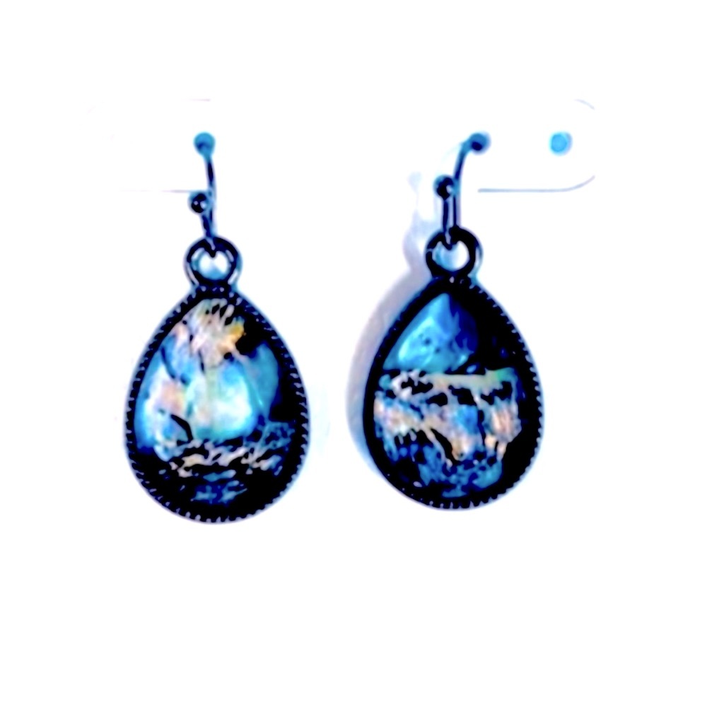 NEW Stone Teardrop Earrings